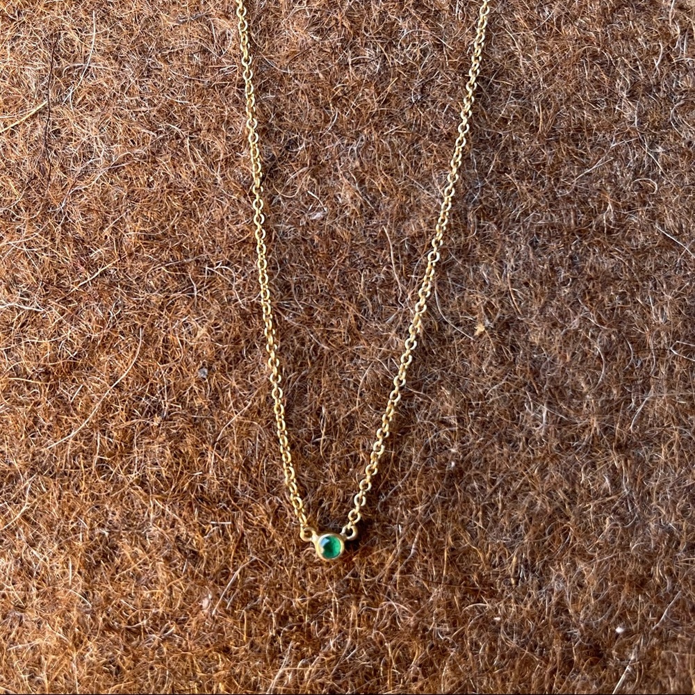 GRACE LEE Emerald necklace